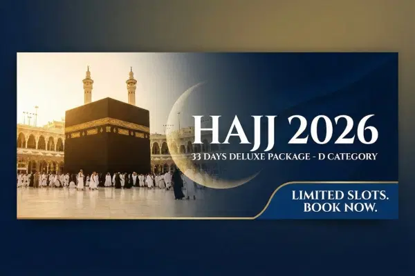 Deluxe D Category 37 Days Hajj 2026 Package